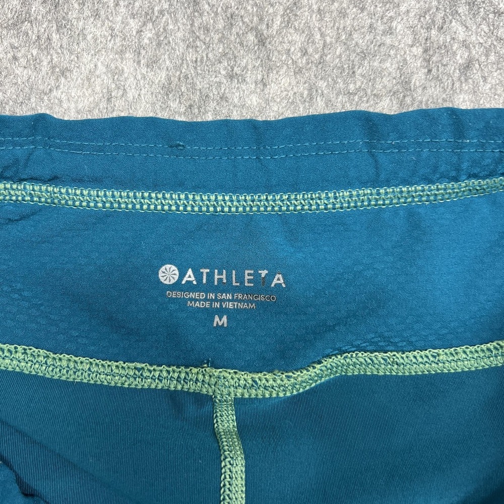 Athleta Skort Womens M Blue Athletic Running Tennis Mesh Lined Pockets Stretch - Picture 3 of 14